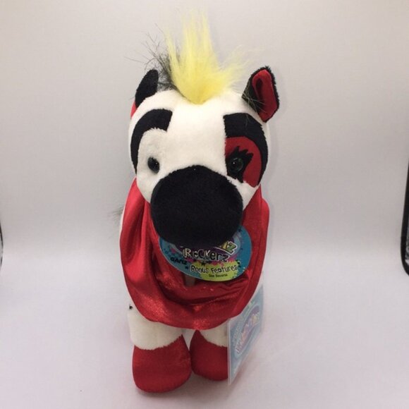 Webkinz Rockerz Zebra Plush Stuffed Animal HM5113 Ganz with Sealed Code - Picture 3 of 14